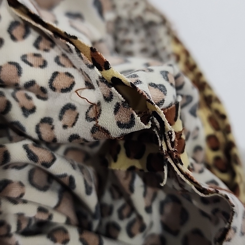 Norma Kamali Leopard Faux Wrap Dress - Picture 8 of 10